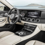 Image of the interior of the Mercedes E class that we use in our services