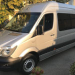 Image of the Mercedes Benz Sprinter Mobility 33 used by us for our services