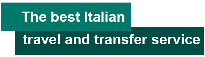 Icon with writing: The best italian travel and transfer service