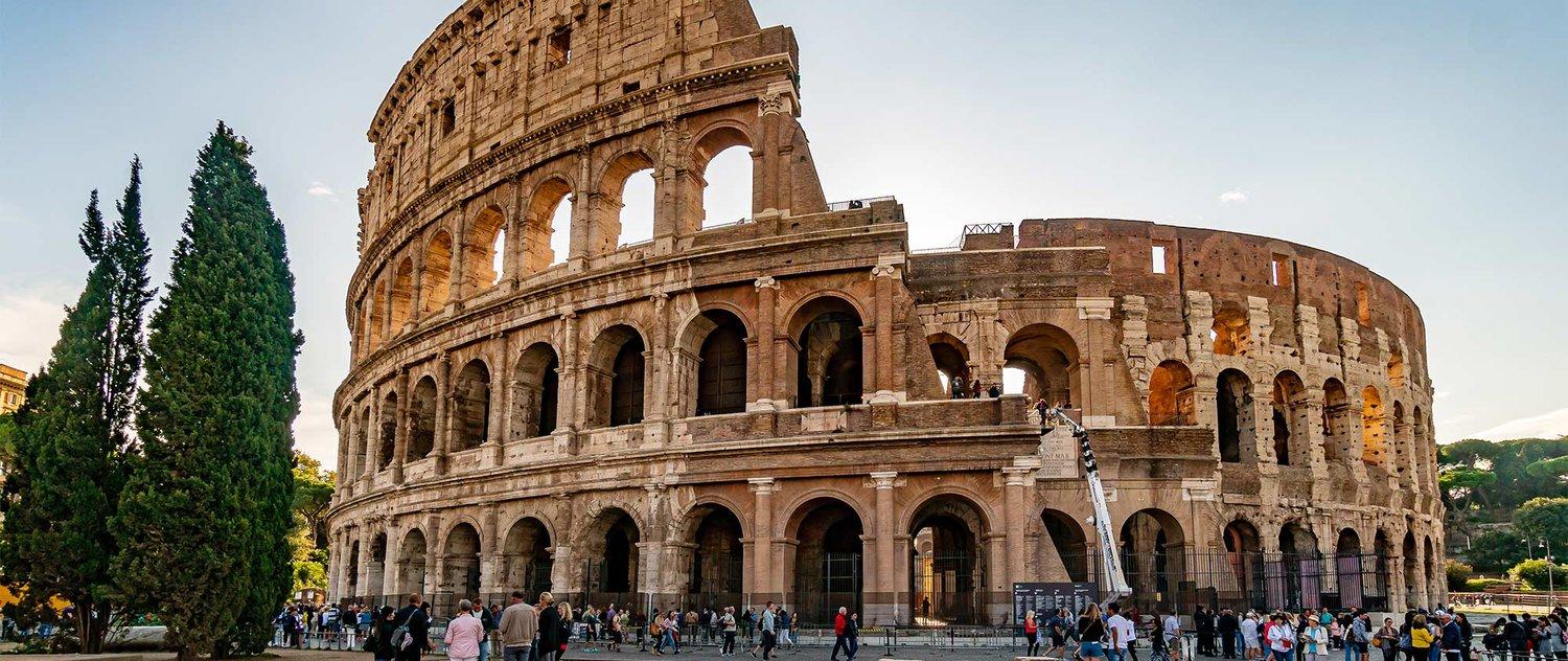 Photo of the Colosseum in Rome
